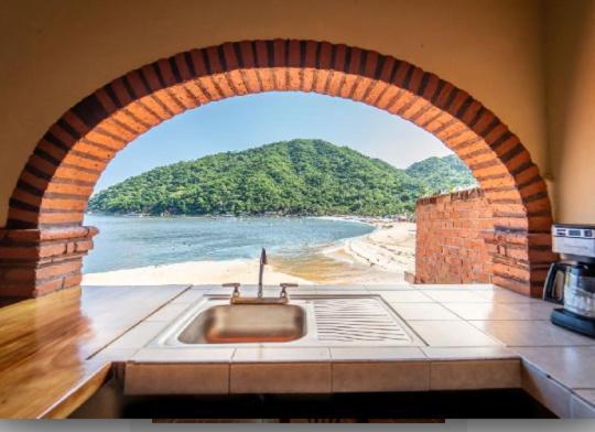 Villa Casa Frente Al Mar Yelapa Esterno foto