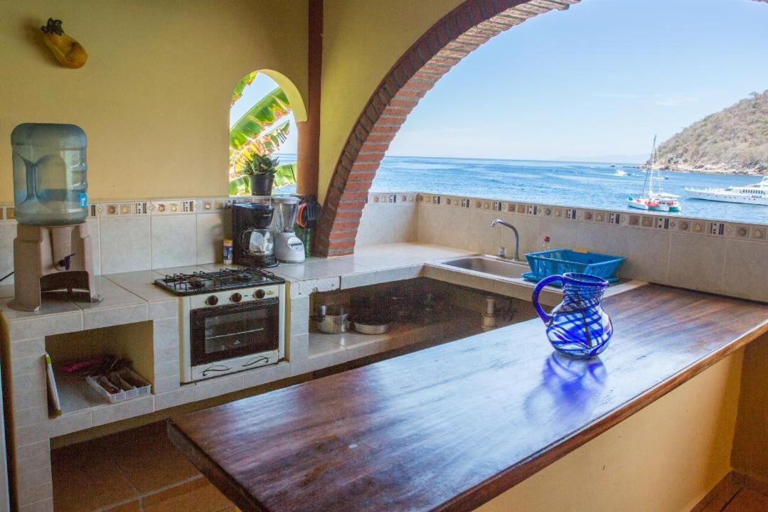Villa Casa Frente Al Mar Yelapa Esterno foto